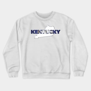 Kentucky Colored State Letters Crewneck Sweatshirt